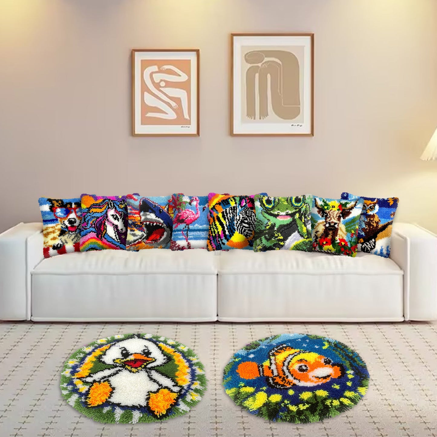 Grapes Latch Hook Rug Kit