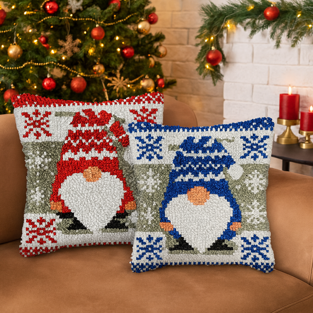 Blue Christmas Gnomes
