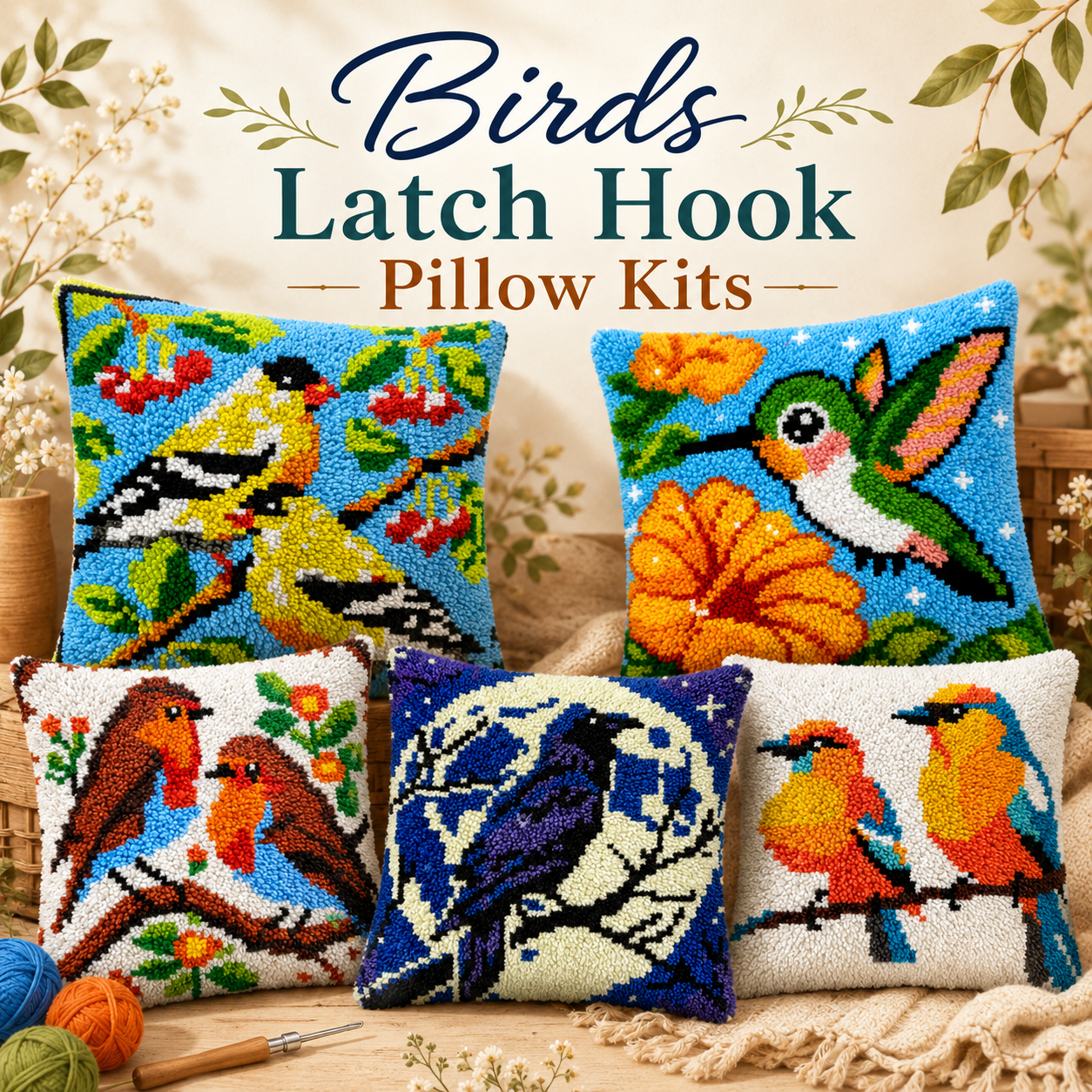 Bird Latch Hook Kits