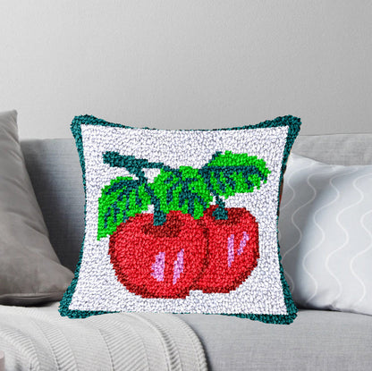 Avocado Latch Hook Pillow Kit for Adult, Beginner and Kid