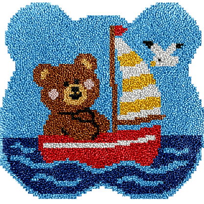 Kit de alfombra de gancho y cierre Little Bear Sailing