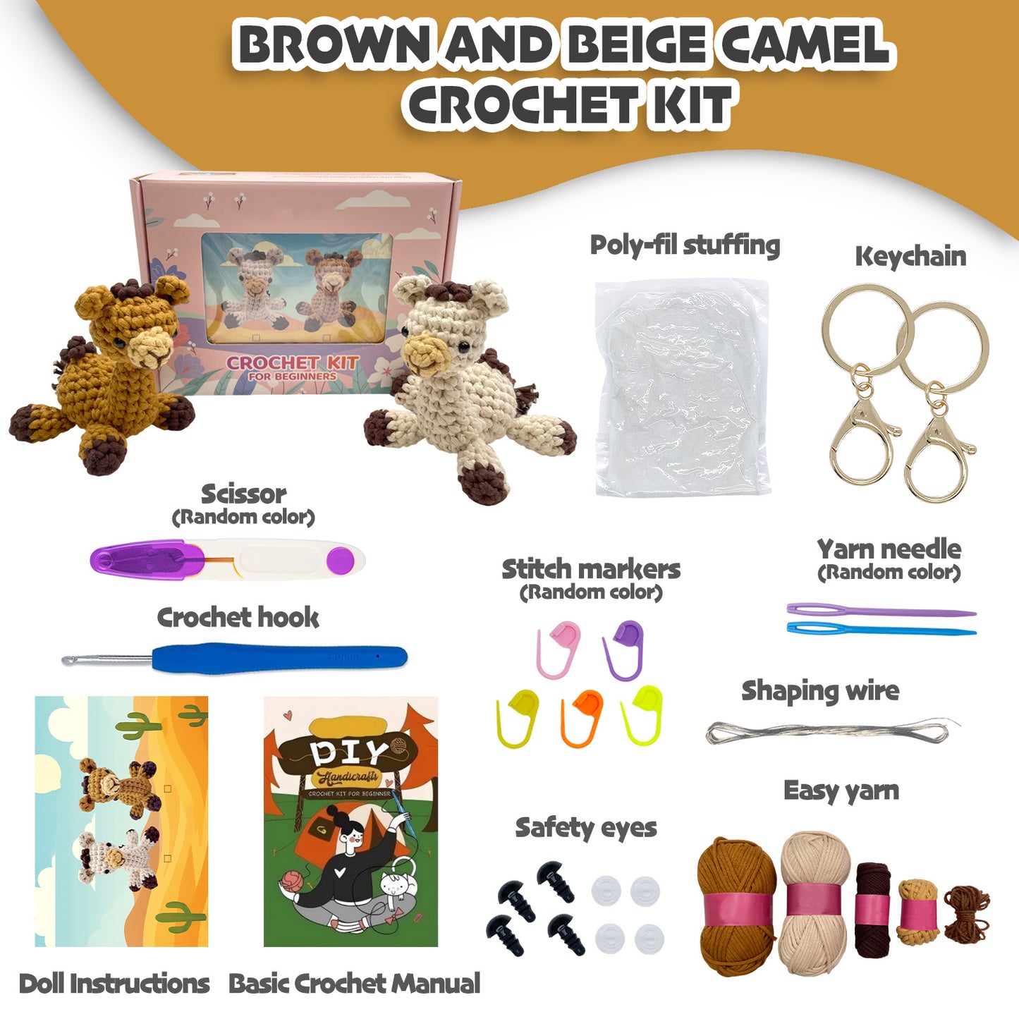 Camel Couple Crochet Kit