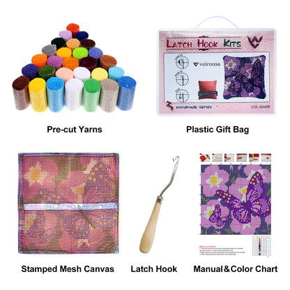 Kit de coussin à loquet libellule volante pour adultes, débutants et enfants 