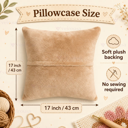 Personalized Coffee Cup Pillow Kit – Custom Text & Color