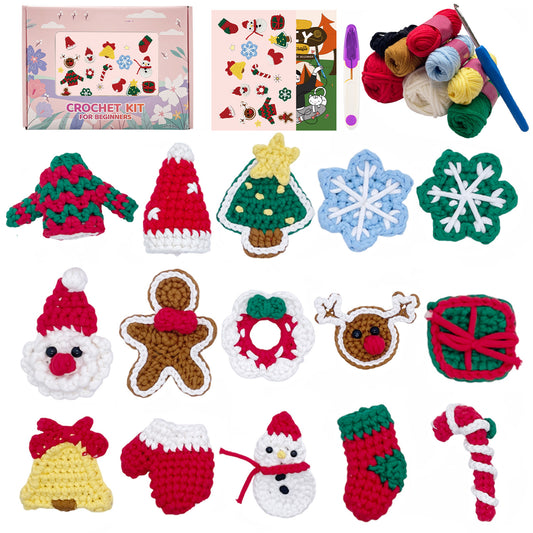 Christmas Ornaments Crochet Kit
