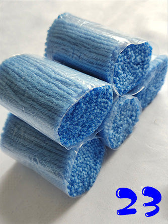 61 couleurs de fil à crochet prédécoupé 4 brins pour projets de loisirs créatifs 