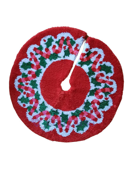 Kit de ganchillo para faldas de árbol de Navidad de caramelo para principiantes