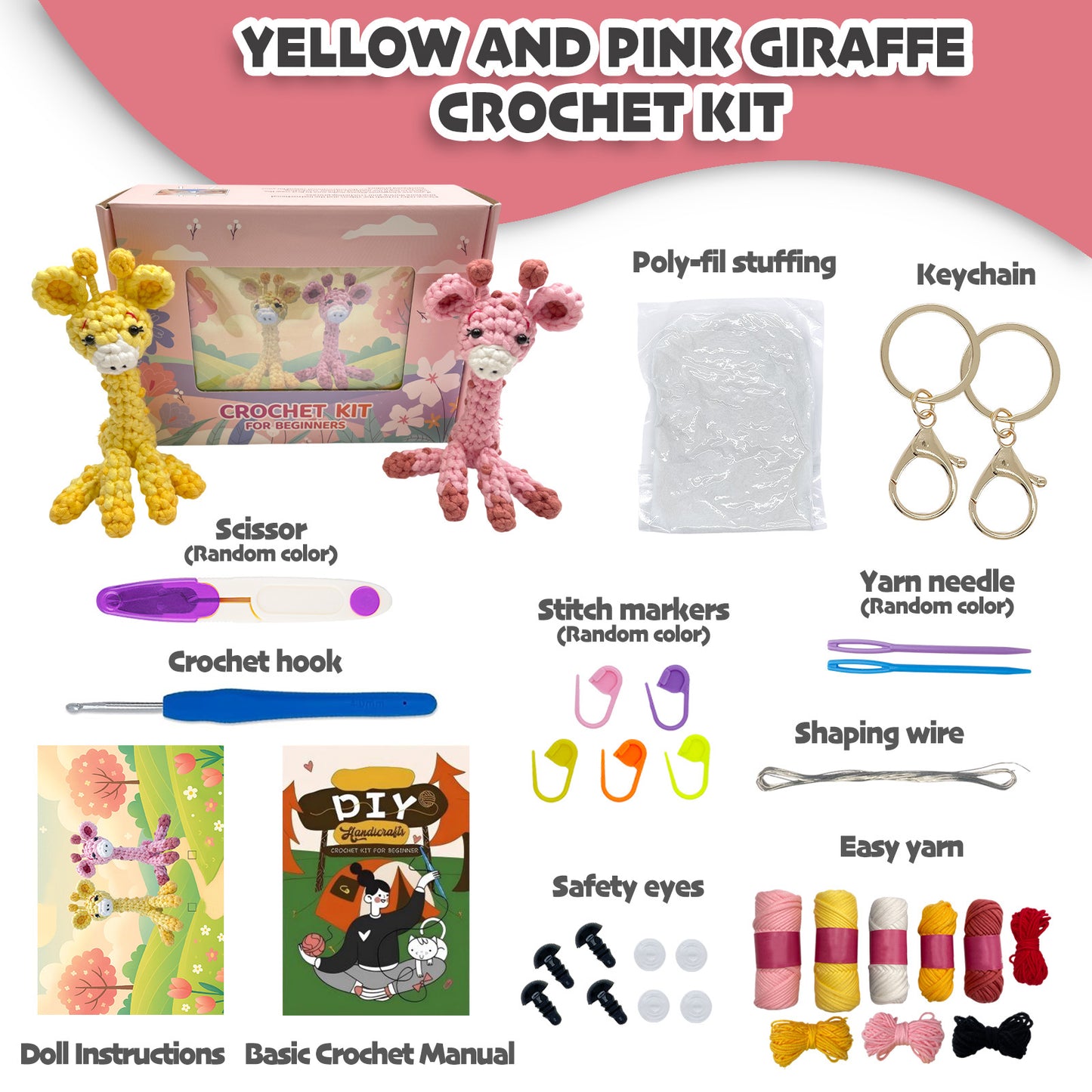 Lovely Giraffe Crochet Kit