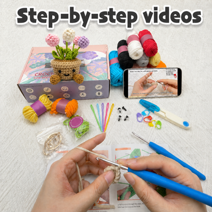 Potted Tulip Crochet Kit