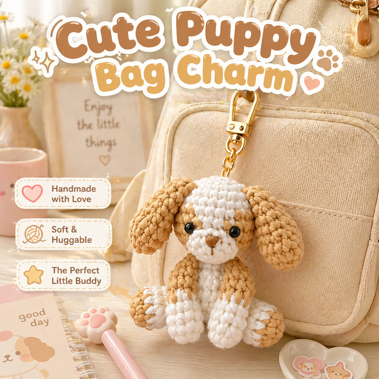 Cute Puppy Crochet Kit