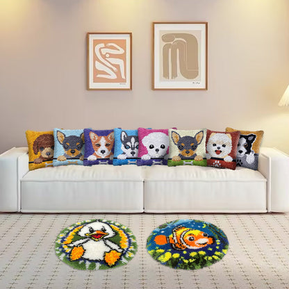 Swan Rug Latch Hook Kits for Beginners