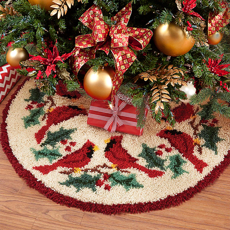 Kit de jupes de sapin de Noël Cardinal Twosome avec crochet pour débutant