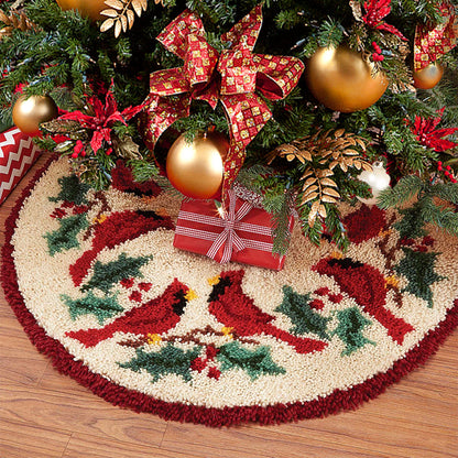 Kit de jupes de sapin de Noël Cardinal Twosome avec crochet pour débutant