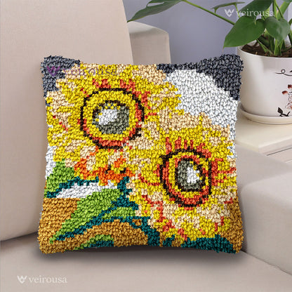 Kits de crochets pour taies d'oreiller tournesol pour débutants