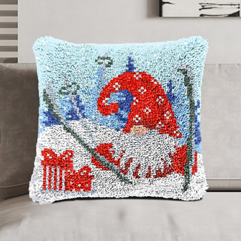 Noël | Kits de crochets pour taies d'oreiller Père Noël pour adultes, débutants et enfants 