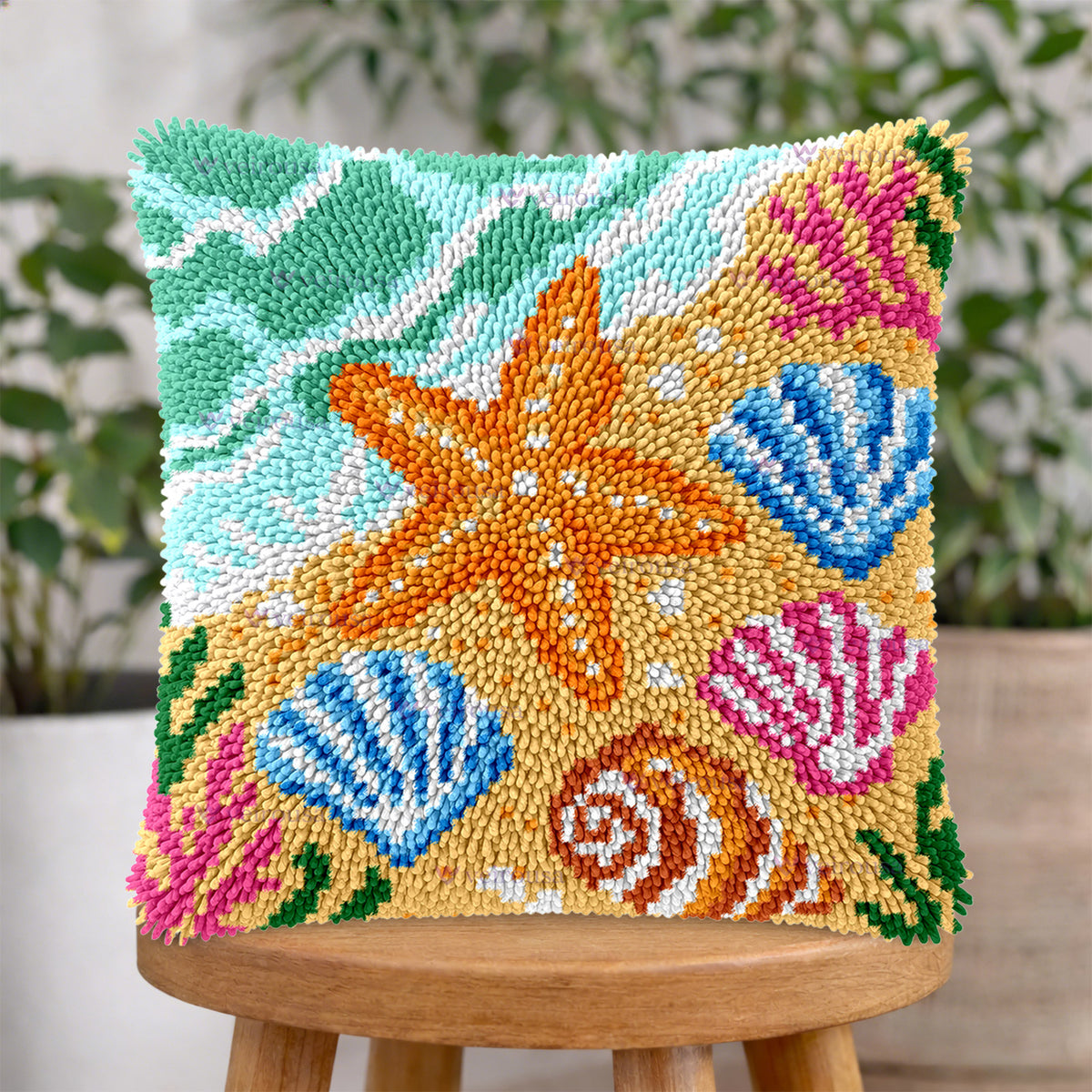 Colorful Beach Seashells & Starfish