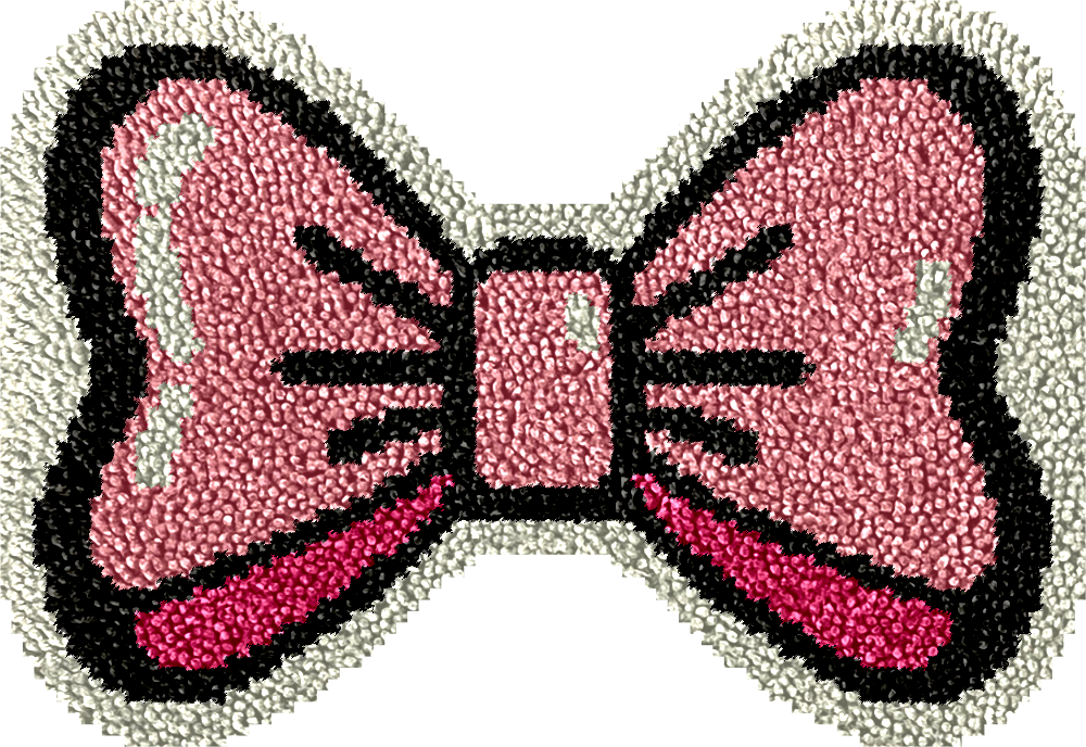 Bow Latch Hook Rug Kit