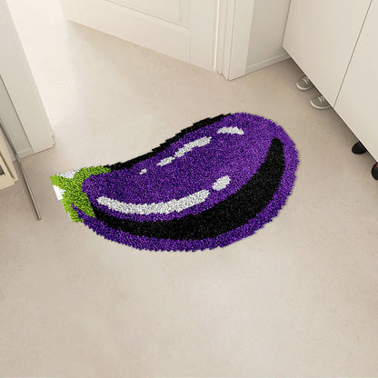 Eggplant Latch Hook Rug Kit