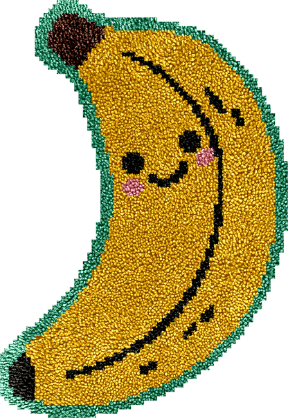 Banane - Kits de crochets pour tapis pour débutants
