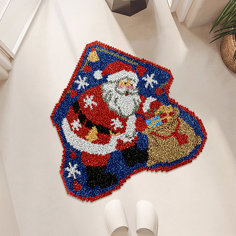 Papá Noel - Kit de alfombra de gancho