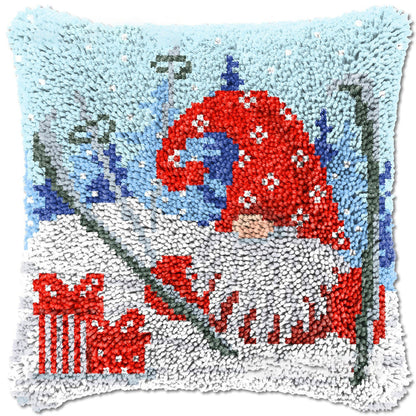 Noël | Kits de crochets pour taies d'oreiller Père Noël pour adultes, débutants et enfants 