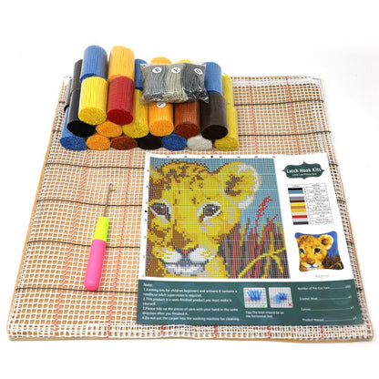 Kits de crochets pour taies d'oreiller Ours en peluche, pour adultes, débutants et enfants
