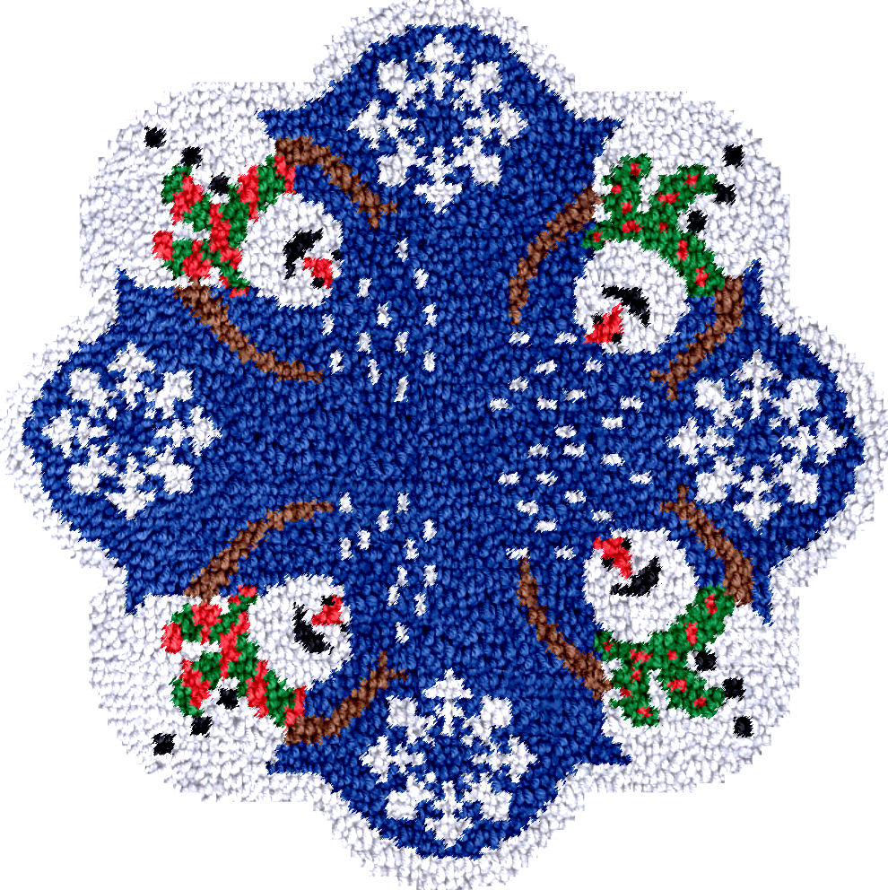 Kit de ganchillo para hacer faldas de árbol de Navidad con forma de muñeco de nieve para principiantes
