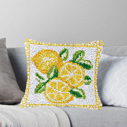 Avocado Latch Hook Pillow Kit for Adult, Beginner and Kid