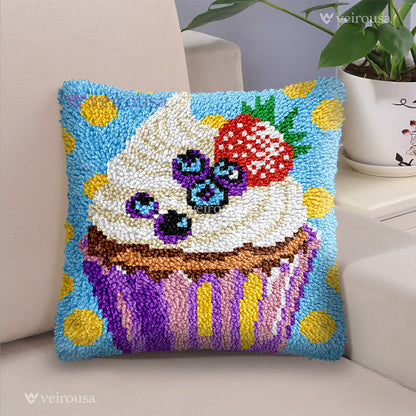 Gâteau glacé - Kit d'oreiller à crochet