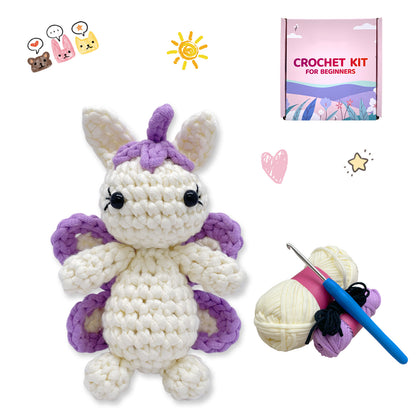 Butterfly Unicorn Crochet Kit