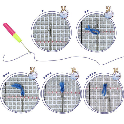 Kits de crochets pour taies d'oreiller Ours en peluche, pour adultes, débutants et enfants