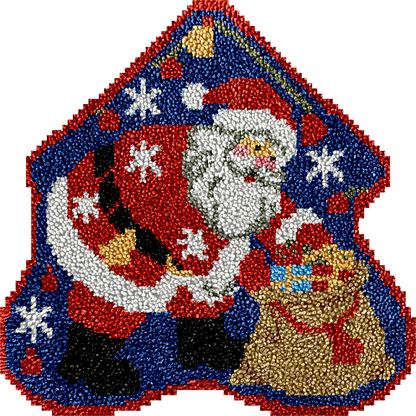Papá Noel - Kit de alfombra de gancho