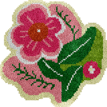 Beautiful Flower - Latch Hook Rug Kit