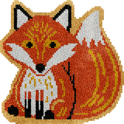 Zorro Naranja - Kit de Alfombra de Gancho