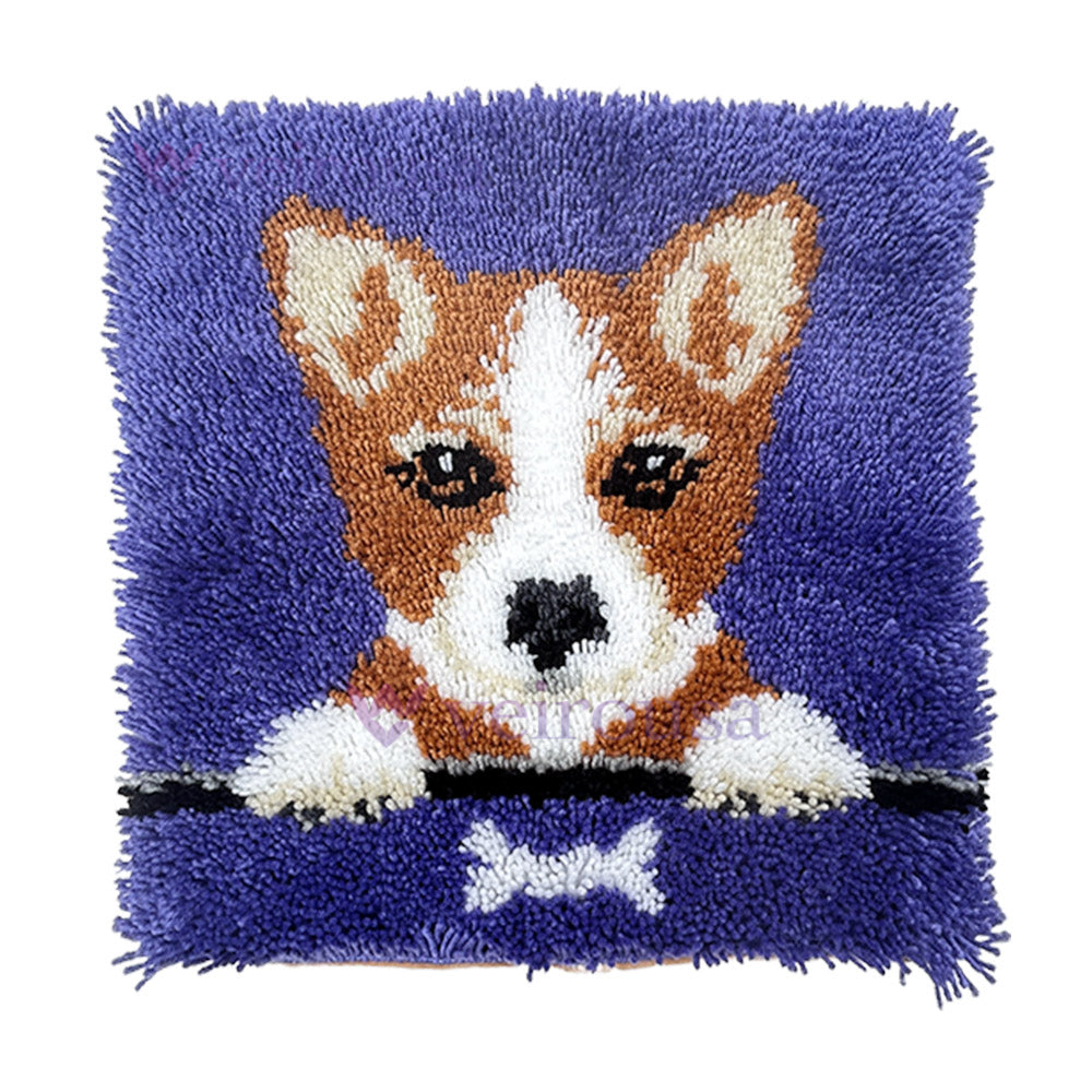 Cachorro Corgi - Kit de almohada con gancho