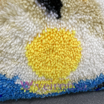 Kits de fermeture à crochet pour taies d'oreiller Dauphin et Coucher de soleil pour adultes, débutants et enfants 
