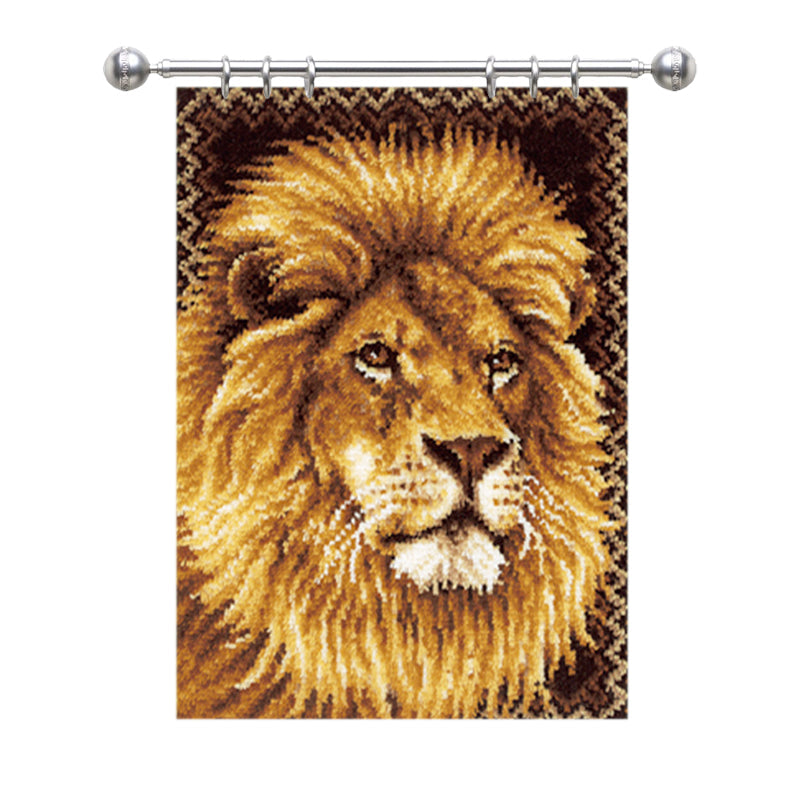 Grand format - Kits de crochets pour tapis Le Roi Lion pour débutants 