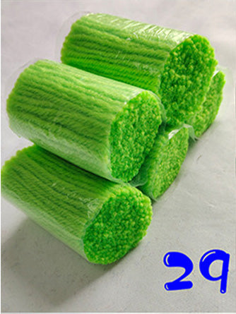 61 couleurs de fil à crochet prédécoupé 4 brins pour projets de loisirs créatifs 