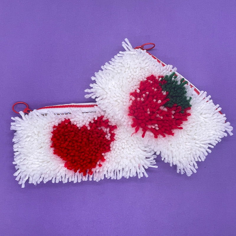 Kits de fermeture à loquet pour trousse à crayons - Fraise, Banane et Cœur