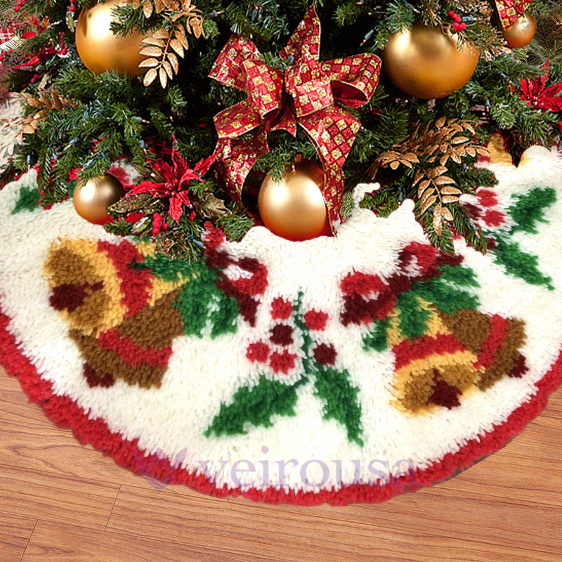 Kit de fixation pour jupes de sapin de Noël Big Bells, idéal pour débutants.