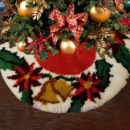 Kit de fixation pour jupes de sapin de Noël avec clochettes, idéal pour débutant.