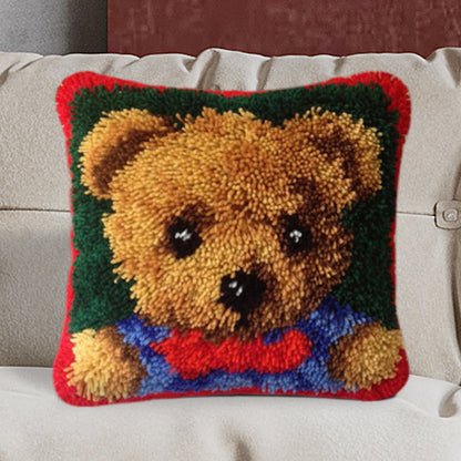 Kits de crochets pour taies d'oreiller Ours en peluche, pour adultes, débutants et enfants