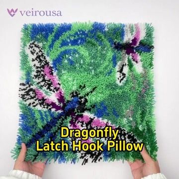 Kit de coussin à loquet libellule volante pour adultes, débutants et enfants 