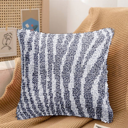 Strip Series Pillowcase Latch Hook Kits for Adult, Beginner and Kid