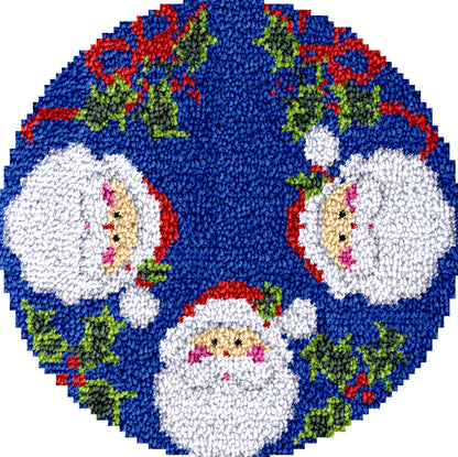 Kit de crochets pour jupes de sapin de Noël « Joyeux Père Noël » pour débutants