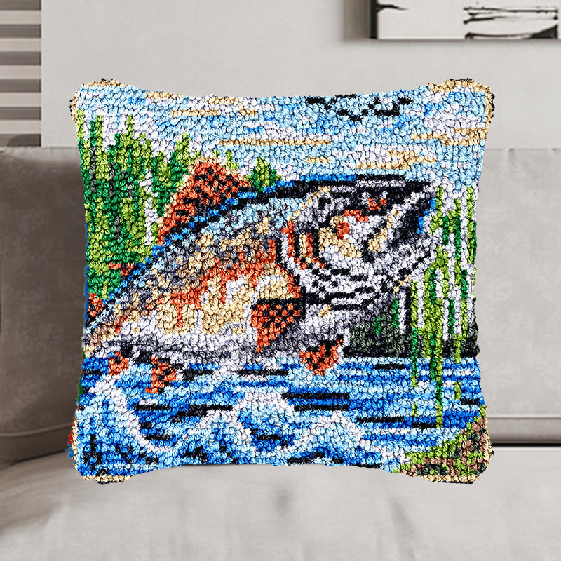 Kit de fermeture à loquet pour taie d'oreiller Poisson Féroce pour adultes, débutants et enfants 