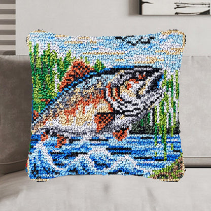 Kit de fermeture à loquet pour taie d'oreiller Poisson Féroce pour adultes, débutants et enfants 