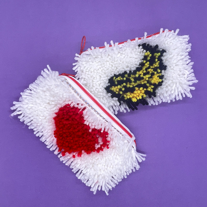 Kits de fermeture à loquet pour trousse à crayons - Fraise, Banane et Cœur
