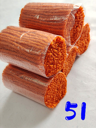 61 couleurs de fil à crochet prédécoupé 4 brins pour projets de loisirs créatifs 