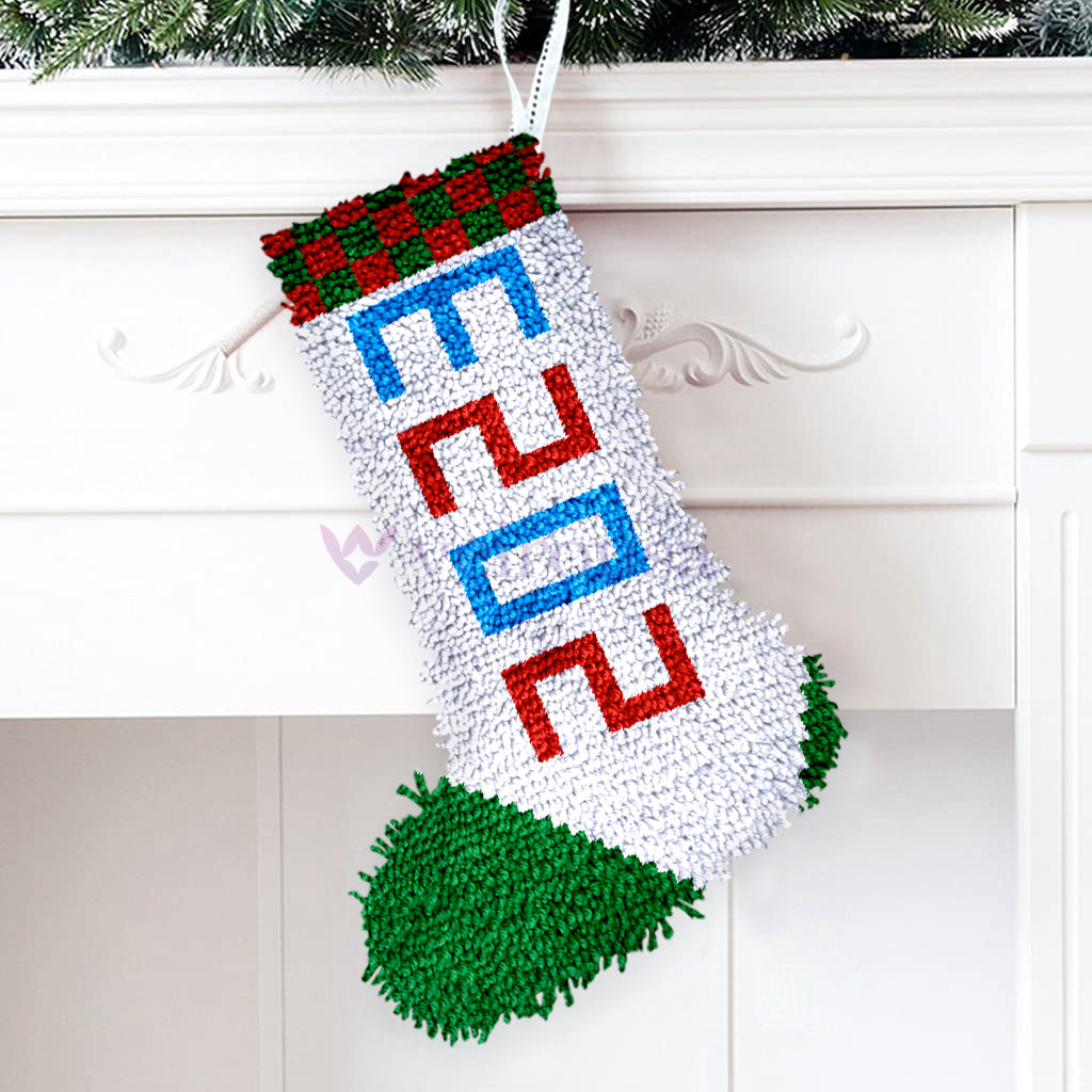 Kits de crochets pour chaussettes de Noël 2023 à faire soi-même, pour débutants